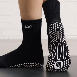 Halloween Pilates Grip Socks, Boo Style